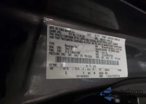 2012 Ford Focus Sel z USA, uszkodzony, nr VIN 1FAHP3H25CL197746